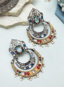 Unmatched Quality Adhiksha Oxidised Stud Earrings Big Discount Direct Sale From <b>Indian</b> Supplier - Product Image 2