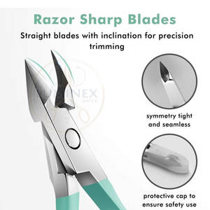 คีมตัดเล็บเท้าที่ทนทานพร้อมด้ามจับกันลื่นสำหรับใช้งานง่ายคีมตัดเล็บที่แม่นยำสำหรับการตัดเล็บที่สะอาดและเรียบเนียน - Product Image 3