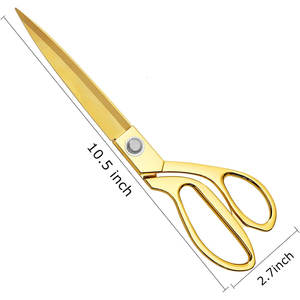 Ciseaux de tailleur professionnels pour la coupe de tissu meilleure lame incurvée nouveaux ciseaux de tailleur en acier inoxydable - Product Image 2