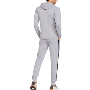 Survêtement surdimensionné unisexe de haute qualité pour hommes décontracté course Jogging hiver survêtement bandes latérales Logo personnalisable en gros - Product Image 2