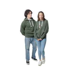 Sudadera con capucha OEM personalizada a juego para parejas, sudaderas personalizadas para amantes, venta al por mayor, trajes de lana para él y para ella - Product Image 6