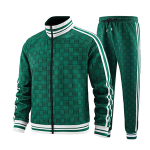 Mode décontracté couleur unie survêtements vêtements de sport bouffée impression survêtements deux pièces sweat à capuche et pantalons de survêtement ensembles personnalisés - Product Image 1