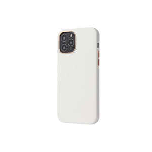 Étui de protection en silicone liquide blanc NXXA Eyzi Series pour iPhone 12 Pro Max, emballage de vente au détail premium, styles et modèles A22 A50 - Product Image 1