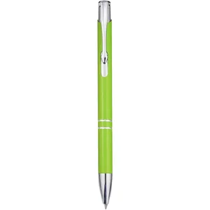 Stylo bille Moneta en aluminium recyclé avec encre bleue - Product Image 2
