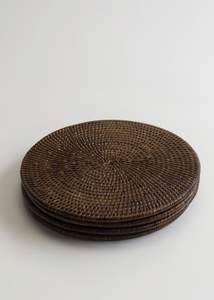 Sets de table en rotin rustique en vrac, faits à la main, écologiques, durables, pour restaurant, mariage, banquet, événements - Product Image 2