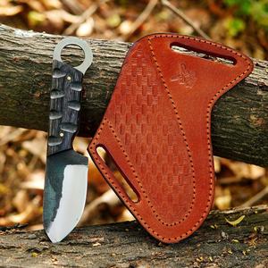 Mejor cuchillo de caza hecho a mano táctico coleccionable EDC al por mayor cuchillo personalizado para hombres diseño único con Funda de cuero más fuerte - Product Image 2