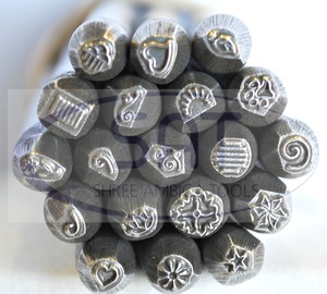 Troqueles de perforación y estampado de logotipos de joyería de grado Premium SAT para hacer diseños múltiples troqueles de joyería de oro y plata Singapur - Product Image 1
