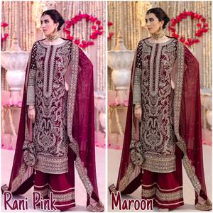 <b>Presenting</b> New Designer Party Wear Look Top-Plazzo and Dupatta With Heavy Embroidery Work - Product Image 2