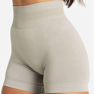 Shorts Deportivos Personalizados de Cintura Alta con Elástico, Diseño Sólido, Venta al por Mayor, Nuevos Shorts de Playa para Hombre y Mujer - Product Image 4