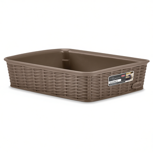 Cesta ELEGANCE de Stefanplast en Gris Paloma (25x19x6cm) Solución de Almacenamiento con Diseño Elegante-30931 - Product Image 2