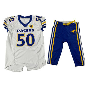 Nouveauté 2025, best-seller, uniforme de football américain personnalisé pour adultes, spandex/polyester, short imprimé, séchage rapide - le plus haut niveau - Product Image 2