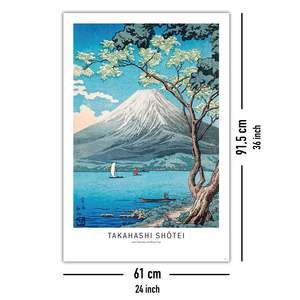 Affiche Takahashi Shotei Lake Yamanaka et mont Fuji pour décoration murale - Product Image 1