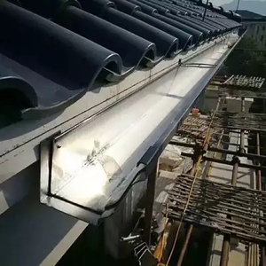 مزراب سقف من الألومنيوم بمرشح ورقة شجر من الألومنيوم - Product Image 4