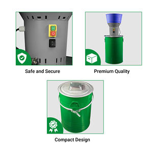 Opérations de fraisage élevées: EUROMILL-60-SA, alimenté par un réservoir métallique robuste de 60L, des vitesses variables et une capacité de 300 kg/h - Product Image 3