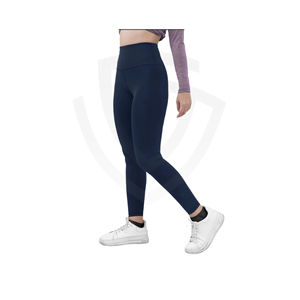 Ropa Deportiva de Gimnasio para Mujer de Alta Calidad, Leggings de Yoga Personalizados sin Costuras, Cintura Elástica, Transpirables, con Patrón Sólido para Deportes - Product Image 2
