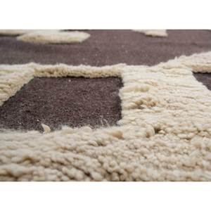 Alfombra de Lana Tejida Plana Indusbar Ivory Pdwl-652, Alfombra Rectangular Abstracta a Rayas para Pasillo, Sala de Estar, Decoración para el Hogar - Product Image 3