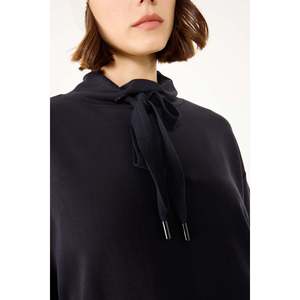 Sweat-shirt à capuche bleu - Product Image 4