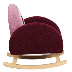 <b>Toddler</b> Chair with Rocking Chair, <b>Toddler</b> Armchair with Solid Wood,Teddy Fabric Kid <b>Sofa</b> Chair ,Kid Chair for Dining and School - Product Image 4