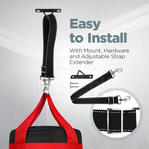 Saco de Boxeo de Cuero Resistente de 75 lb para Entrenamiento de Boxeo, Fitness y Acondicionamiento, Diseño Duradero para Entrenamiento de Habilidades y Fuerza - Product Image 6