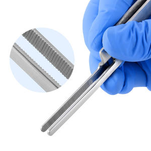 Pince à papier articulée pour dentiste, 15 cm, droite et incurvée, en acier inoxydable, instruments chirurgicaux de classe I - Product Image 3