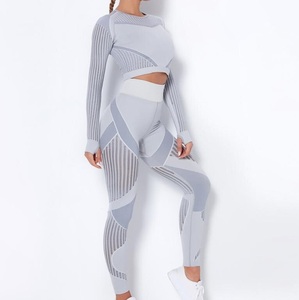 Combinaison de yoga OEM best-seller Legging d'entraînement par sublimation avec impression personnalisée justaucorps de soutien-gorge respirant de haute qualité - Product Image 5