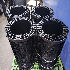 Songmao Round square <strong>Pvc</strong> Abs Adjustable Stirrup Concrete Plastic Column <strong>Formwork</strong> for Casting Concrete - Product Image 1