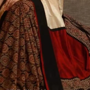 Azrak Robe Tassar en soie/coton avec motif dépareillé Écologique et à séchage rapide pour le mariage des filles - Product Image 3