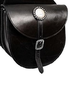 Meilleure vente de sac de selle de cheval en cuir véritable de haute qualité Western Trail Tooling Carving - Product Image 3