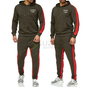 Survêtements d'entraînement de fitness pour hommes, survêtements unis de couleur unie pour hommes, bonne qualité, à rayures latérales - Product Image 6