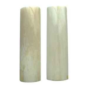 Cuerno de búfalo de agua miel/escamas con rayas de hueso hoja fija mangos de cuchillo de caza escamas de cuchillo de cocina mango artesanías naturales - Product Image 2