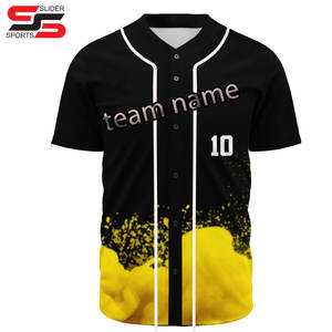 Personalizar bordado béisbol Jersey estilo camisa al por mayor béisbol Jersey - Product Image 1