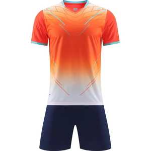 Maillots de football américain personnalisés OEM à transfert thermique élevé, 100 % polyester respirant, kits de vêtements de sport unisexes - Product Image 3