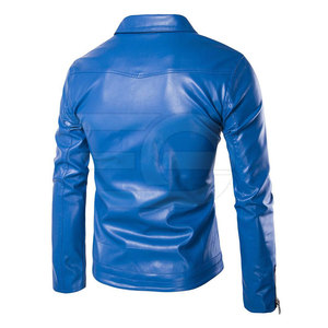 Chaqueta de Cuero para Hombre, Ropa de Calle Elegante, Prenda Exterior de Moda, Ropa de Invierno, Ropa de Cuero Duradera, Moda Casual - Product Image 2