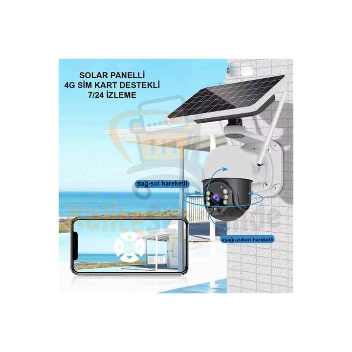 SOLAR PANEL 4G SIM CARD SECURITY CAMERA