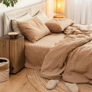 100% Linen Comforter Bộ vua nữ hoàng Duvet cover Set 3 MảNh rửa Linen bộ bao gồm hai vỏ gối Linen Khăn trải giường - Product Image 3