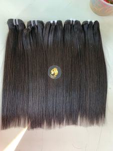 Extensión de cabello liso de hueso de alta calidad de Vietnam Precio de fábrica al por mayor Extremos gruesos Sin desprendimiento, sin enredos de color natural - Product Image 2