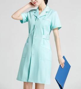 Ensembles d'uniformes de gommage, col montant, manches courtes, mode personnalisée uniforme d'hôpital médical féminin uniforme d'infirmière gommages d'infirmière - Product Image 2