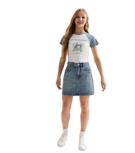 customization Denim <b>Skirt</b> for Women Rivet Side Slit Wrap Buttocks <b>Elastic</b> Straight Midi Jeans <b>Skirt</b> for Ladies - Product Image 3