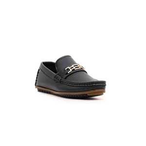 Mocassin formel noir pour garçons KD0581 Mocassin noir élégant pour garçons pour les occasions formelles - Product Image 2