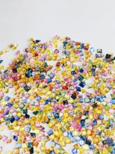 Pierres précieuses carrées en saphir naturel multi taille princesse Qualité AAA Lustre AAA très belles pièces et parfaites pour la fabrication de bijoux - Product Image 5