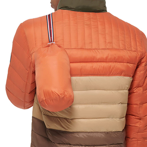 Veste matelassée à capuche avec logo personnalisé pour hommes, taille plus, rembourrée, chaude, épaisse, en toile à bulles, pour la saison hivernale, service OEM - Product Image 6