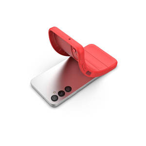 Coque de téléphone en silicone TPU rouge avec découpe ethnique au dos pour Samsung Galaxy A05S A34 A53 A24 - Souple et flexible - Product Image 3