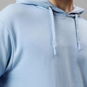 Sudaderas con cremallera personalizadas para hombre Sudadera con capucha de hombro caído con cremallera Sudadera con capucha gruesa de gran tamaño para hombre - Product Image 3