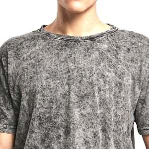 Camiseta Gráfica para Hombre, 100% Algodón, Lavado Ácido, Personalizada al por Mayor, Transpirable, Ecológica, Anti-UV, Estilo Urbano - Product Image 2