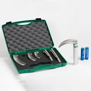 과학 및 외과적 제조 MR 조건 세트, 재사용, 광섬유 타입, LED 조명 laryngoscope (F-3237-8)...