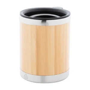 Tumbler Termico in Bambù Booka, Gadget Ecologico Promozionale per Bevande - Product Image 1