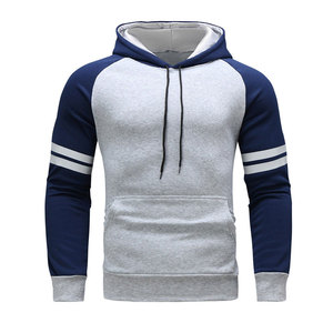 Conjuntos de chándal de invierno para hombre al por mayor 100% algodón transpirable ligero térmico cordón con capucha chándal personalizable - Product Image 2