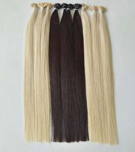Extensiones de Cabello Indio de Primera Calidad, Pre-Bonkadas, Lisas y Sedosas, Onduladas, con Doble Trama, Cabello Virgen Sin Enredos, LARGAS, HAIR KING - Product Image 1