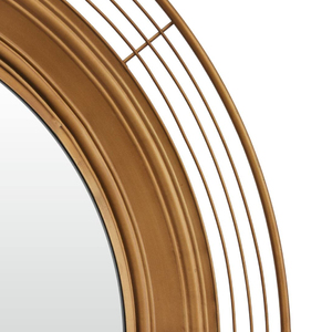 Espejo de pared bohemio de Metal marrón decorativo de lujo para el hogar urbano Espejo de pared de Metal de vidrio de alta calidad para decoración del hogar - Product Image 3