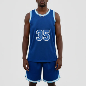Top Selling Plus Size Custom <b>Retro</b> <b>Basketball</b> <b>Jersey</b> Adult Moisture Wicking Sublimated Breathable Anti-Bacterial Sleeveless - Product Image 3
